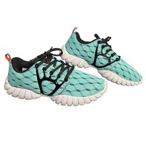 Aleader Lite Sports Sneakers Women's Sz 8.5 Blue Geometric Athletic Shoes Runner